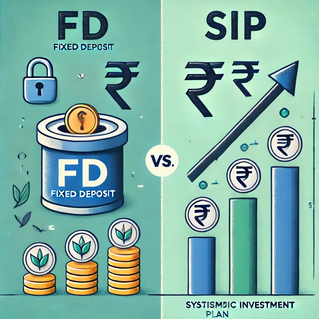 Fixed Deposit vs SIP icon